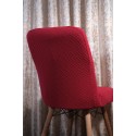 HASIR DESEN 6'LI  OVAL SANDALYE KILIFI 