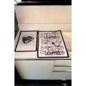 Coffee Desen Dijital Baskılı 2'li Set Mutfak Havlusu 40x60 / 30x50
